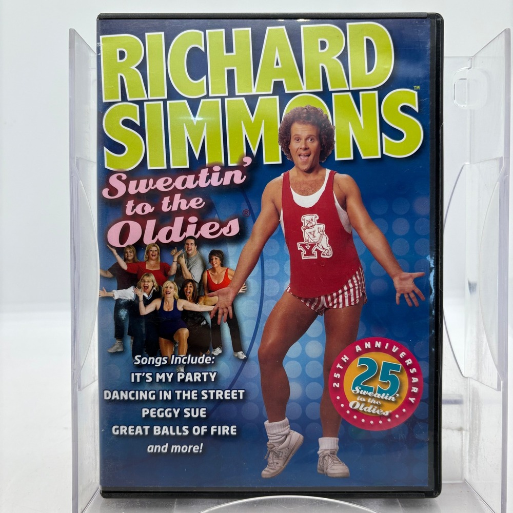 Richard Simmons Sweatin to the Oldies 25th Anniversary DVD Aerobic Concert